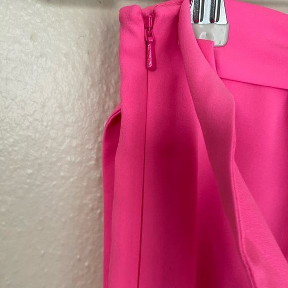 Lilly Pulitzer Pink Cosmo Nessa Ruffled Bow Skirt Sz 4 - Picture 6 of 7